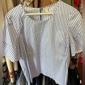 J. Crew Poplin Top